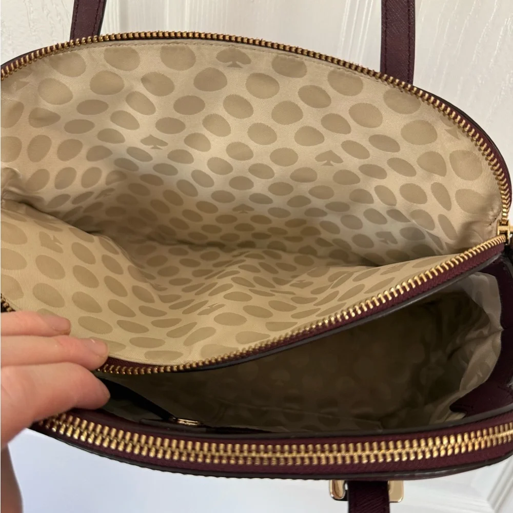 Kate Spade Deep Burgundy Shoulder Bag